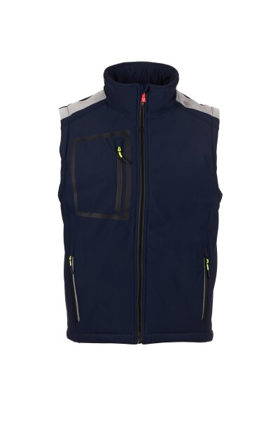 Pánská softshellová vesta Payper STREAM PAD VEST Barva: Námořnická Modrá/ Královská Modrá, Velikost: XS (S00772048908017XS)