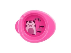 Chicco Talíř Warmy růžová / od 6 měsíců (8058664086504)