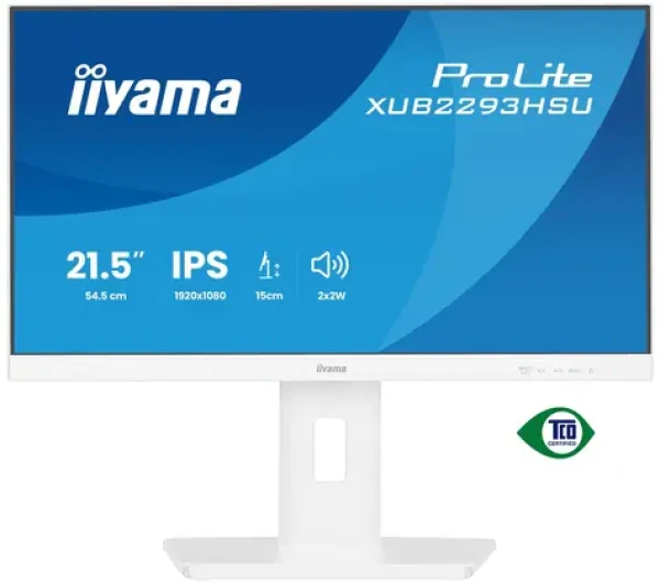 21.5" IIYAMA ProLite XUB2293HSU-W7 bílá / LED / IPS / 1920 x 1080 / 16:9 / 1 ms / 1000:1 / 300cd-m2 / VESA (XUB2293HSU-W7)