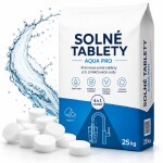 Sůl tabletovaná do myček nádobí 25 kg pytel