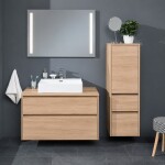 Mereo Opto, koupelnová skříňka 100 cm, dub Riviera CN922SN