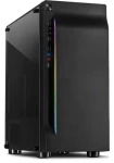 Inter-Tech A-3411 Creek RGB černá / PC skříň / Tower / Tvrzené sklo / RGB podsvícení / ATX, mATX, ITX (88881322)