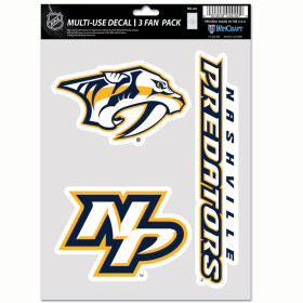 Wincraft Samolepka Nashville Predators NHL Multi-Use Set (3 ks)% 1 ks