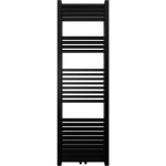 CERANO - Koupelnový radiátor Franko - středové připojení 50mm/boční - 514W - černá matná - 1600x500 mm CER-429649
