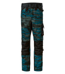 Vertex Camo pracovní kalhoty pánské camouflage petrol 62