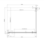 RAVAK - Nexty Pevná stěna 90 cm, matná bílá/čiré sklo 94O70E00Z1