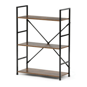 Regál, mdf, hnědá, GD-223 OLW
