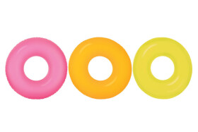 Kruh nafukovací neonový 91cm od 9 let v sáčku - Alltoys Intex