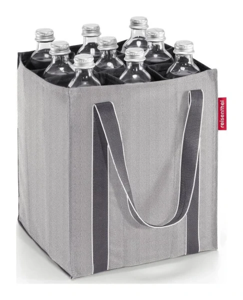 Reisenthel Bottlebag Herringbone Grey REISENTHEL-ZJ7074