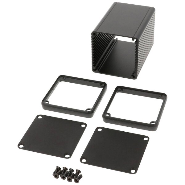 Hammond Electronics 1455CS801BK univerzální pouzdro 80 x 54 x 54 hliník extrudovaný černá 1 ks