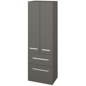 Dřevojas - Vysoká skříň DOS SVD2Z2 50 - N06 Lava / Úchytka T01 / N06 Lava 209544A