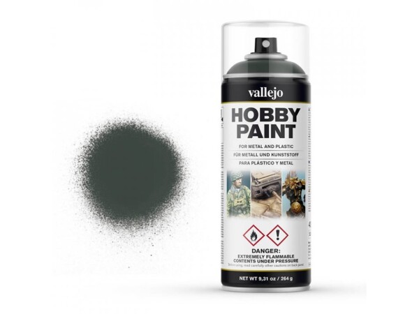 Vallejo Hobby Spray Paint 28026 Dark Green 400 ml