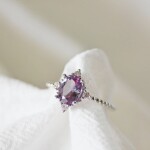 Royal Fashion stříbrný pozlacený prsten Alexandrit DGRS0022-WG Velikost: 8 (EU: 57-58)