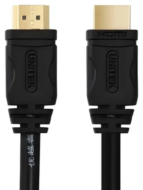 Kabel HDMI 2.0 M/M 3m černý / Kabel / Pozlacené konektory / Měděné jádro (Y-C139)