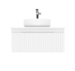 Koupelnová skříňka s umyvadlem a baterií SAT Evolution 98x30x44,8 cm bílá mat SATEVO100WMDBUB SATEVO100WMDBUB