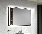 Zrcadlo se senzorem SAT Vision 100x70 cm černá SATZVI70100CE SATZVI70100CE