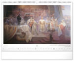 Nástěnný kalendář 2026 NOTIQUE - Slovanská epopej – Alfons Mucha, 48 x 33 cm