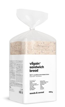 Vilgain Bílý tousťák se semínky a cereáliemi – 400 g