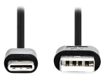 Nedis USB-C (M) - USB-A (M) černá / Kabel / USB 2.0 / 2 m (CCGL60600BK20)