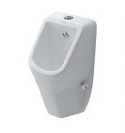 DURAVIT - D-Code Pisoár, horní přívod vody, Rimless, s HygieneGlaze, alpská bílá 0828302000