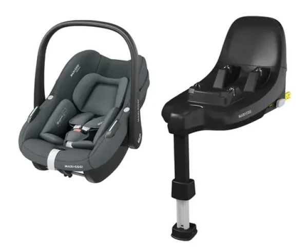 Maxi-Cosi Pebble S autosedačka Tonal Graphite + základna FamilyFix S / od narození (0-13 kg, do 83 cm) (X-8440106110MC-8056010110MC)