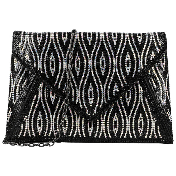 Luxusní dámské psaníčko Michelle Moon Elizara, černé