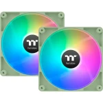 Thermaltake CT140 ARGB Sync PC Cooling Fan světle zelená / Hydraulic Bearing / 140mm / 30.5dB @ 1500rpm / 2ks (CL-F203-PL14MG-A)