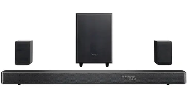 Hisense AX5125H černá / Soundbar / 5.1.2 / 500W / HDMI / Bluetooth 5.3 / optický vstup (6942147497432)