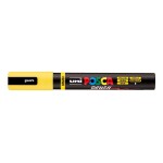 Uni Posca PC-5BR 1-4 mm žlutý 2 štětcový hrot