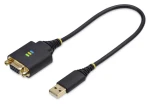 StarTech USB na RS232 null modem černá / Redukce / USB Typ-A D-Sub DE-9 / 0,3 m / FTDI FT232R (1P1FFCN-USB-SERIAL)