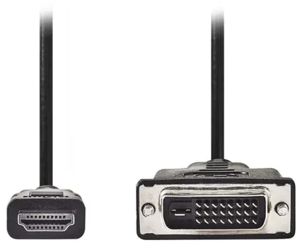 NEDIS kabel HDMI - DVI-D / zástrčka HDMI - 24+1pinová zástrčka DVI-D černý / 3 m (CCGB34800BK30)