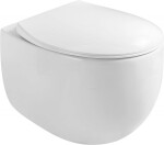 MEXEN - Egg Závěsná WC mísa včetně sedátka s slow-slim, Duroplastu, bílá 30245000