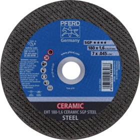 PFERD TOOLS EHT 180-1,6 CERAMIC SGP STEEL 61318016 řezný kotouč rovný 180 mm 25 ks ocel