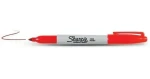 Sharpie Fine Popisovač permanentní červená / kulatý hrot F / 12ks (S0810940)