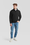 Fruit of the Loom Classic Zip-Neck Sweat Mikina s 1/4 zipem 16.2114 deep navy XXL