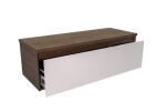 Koupelnová skříňka s krycí deskou Naturel Monza 119x30x45 cm ořech mat MONZA120WN MONZA120WN
