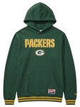 New Era Pánská mikina Green Bay Packers NFL Felt Logo Throwback Hoodie Velikost: L