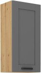 Horní skříňka Luna 45 G-90 1F Barva korpusu: Dub artisan, Barva dvířek: Dust Grey