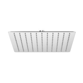 Mereo Talířová sprcha horní, Slim, hranatá 250 x 250 mm, s kloubem, nerez CB485P