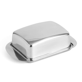 HAY Máslenka Essential Steel, stříbrná barva, kov