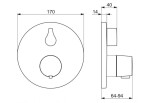 HANSA - Living Termostatická baterie pod omítku pro 2 spotřebiče, chrom 81149552