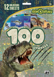 Dinosauři - 100 samolepek s omalovánkovými listy