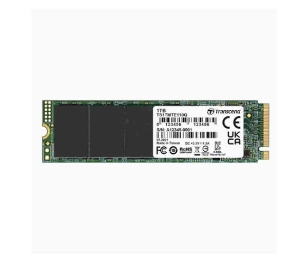 TRANSCEND SSD 110Q 1TB, M.2 2280, PCIe Gen3x4, NVMe, M-Key, QLC, DRAM-less EDF_985166