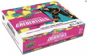 Hokejové karty NHL 2023-24 Upper Deck Credentials Hobby Box
