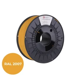 C-TECH PREMIUM LINE Filament PLA luminiscenční světlá oranžová | RAL2007 | 1.75mm | 1kg (8594125012656)