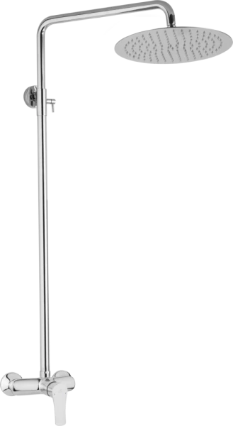 JB Sanitary Sprchová sestava s baterií MIRAM s horním vývodem, průměr 30cm SM 61 000 00 4