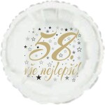 58. narozeniny balónek kruh Balonky.cz 58. narozeniny balónek kruh Balonky.cz