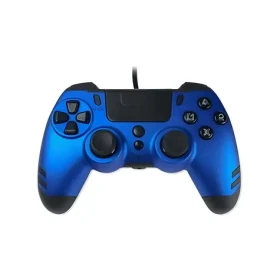 Lexip Drátový ovladač modrá / Ovladač / PS4 / analogové joysticky / podsvícení / výstup na sluchátka (JVAMUL00150)