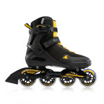 Kolečkové brusle Rollerblade Sirio 90, Black/Yellow Velikost EUR: 42.5