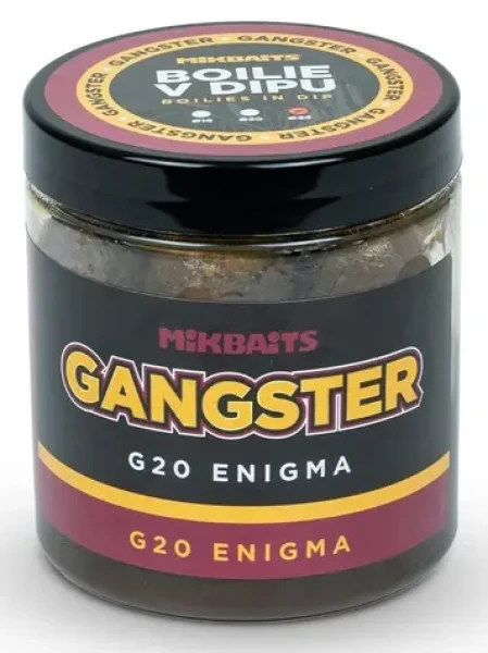 Mikbaits Boilies v dipu Gangster G20 Enigma 250ml 20mm (MC0143)